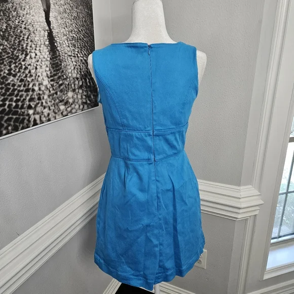 Vintage white label Lilly Pulitzer blue dress size 6 - Picture 5 of 6